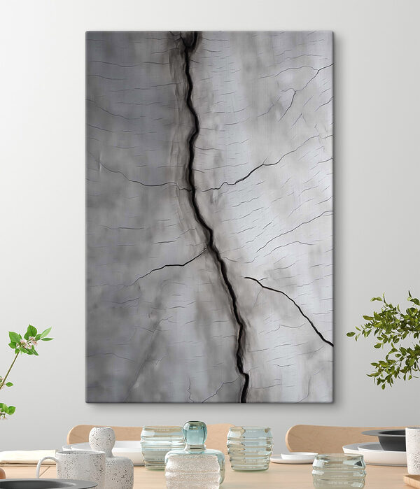 Crack in a tree