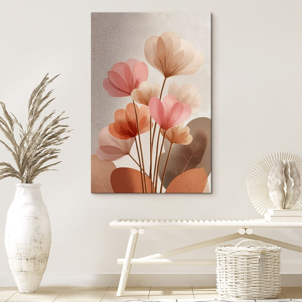 Delicate blooms in soft pastel hues Delicate blooms in soft pastel hues