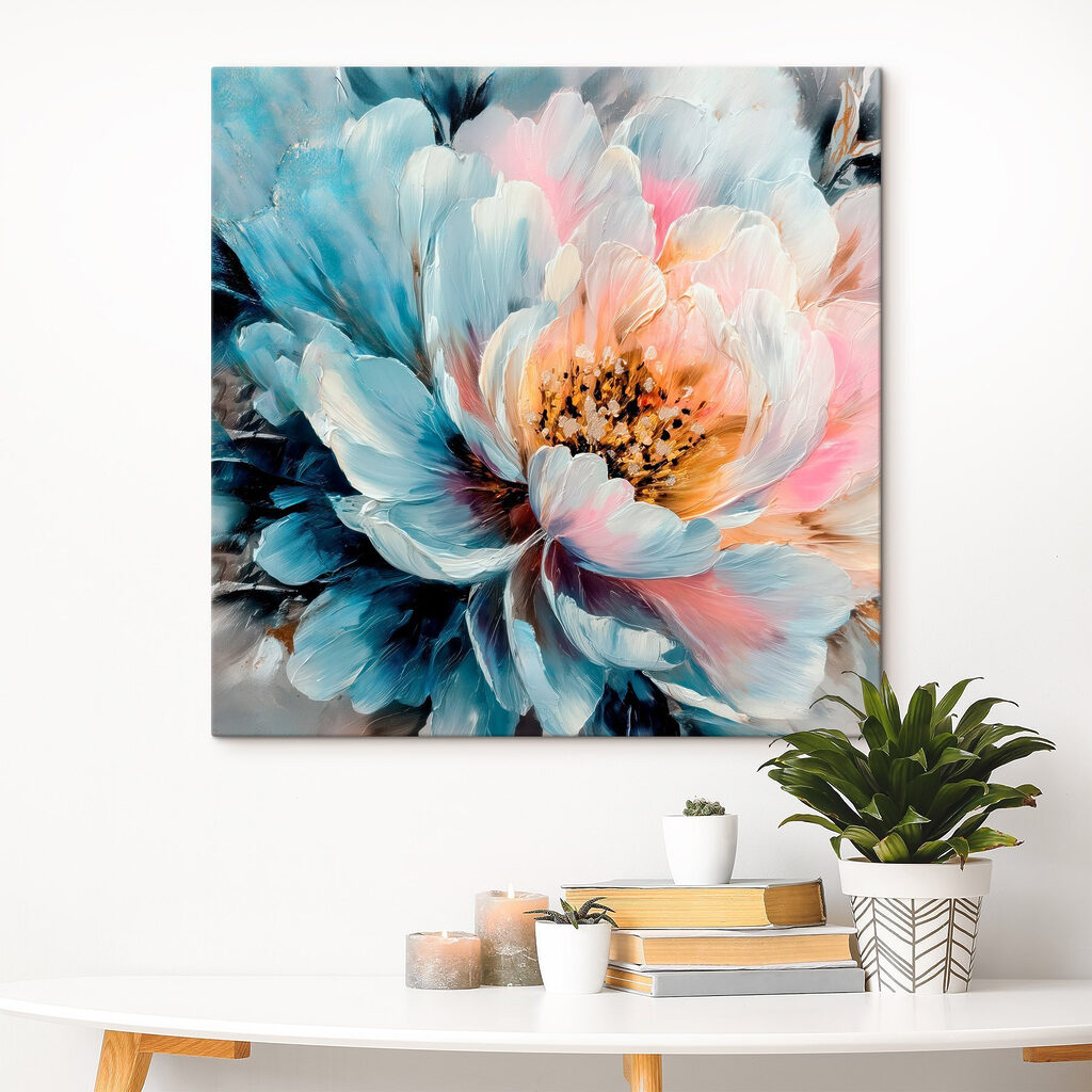 Vibrant blooms in soft pastel tones