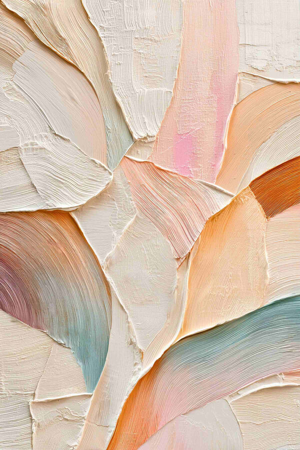 Des teintes douces se fondent dans un flux artistique Des teintes douces se fondent dans un flux artistique