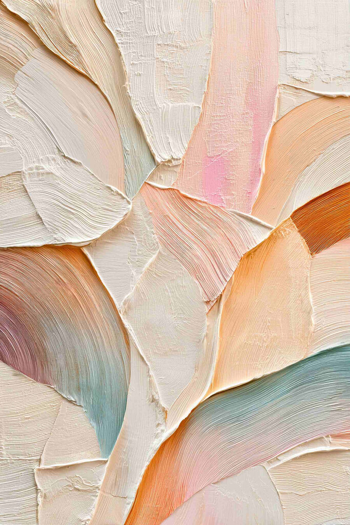 Des teintes douces se fondent dans un flux artistique Des teintes douces se fondent dans un flux artistique