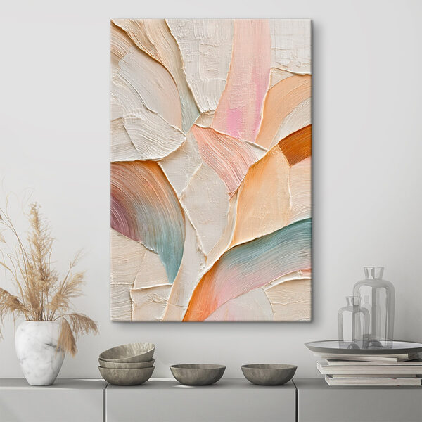 Des teintes douces dans une abstraction harmonieuse Tableaux Des teintes douces dans une abstraction harmonieuse