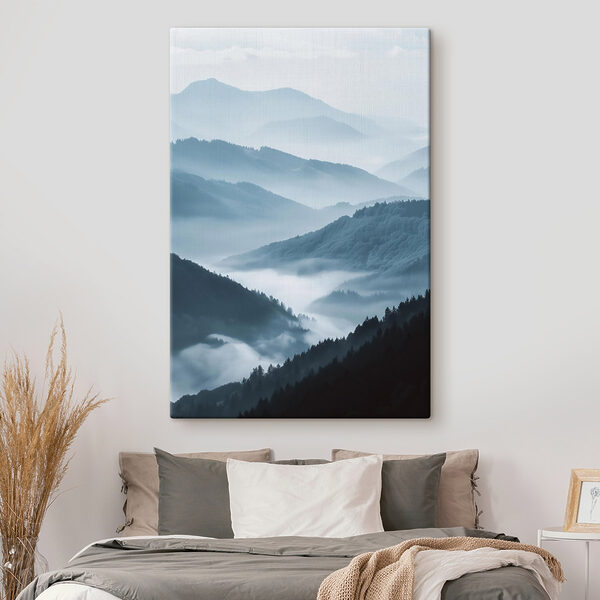 Foggy mountain range Foggy mountain range
