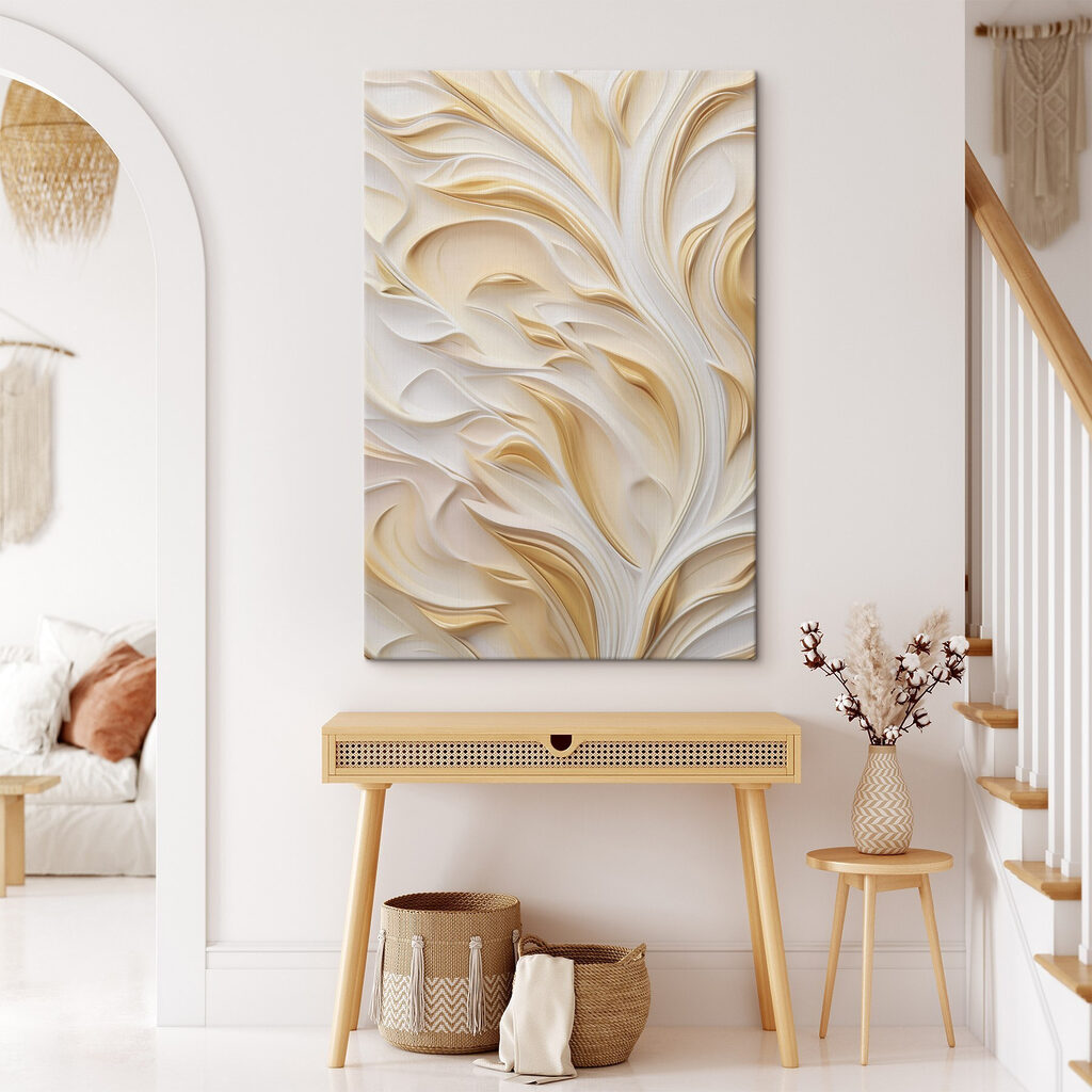 Delicate curves in soft hues