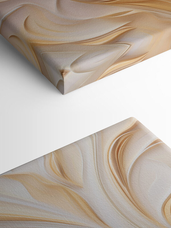 Delicate curves in soft hues