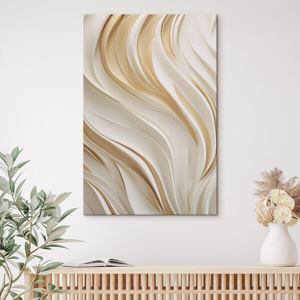 Flowing Forms in Soft Tones