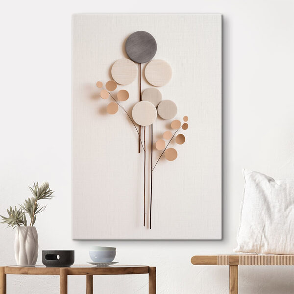 Group of circles on a stem Group of circles on a stem