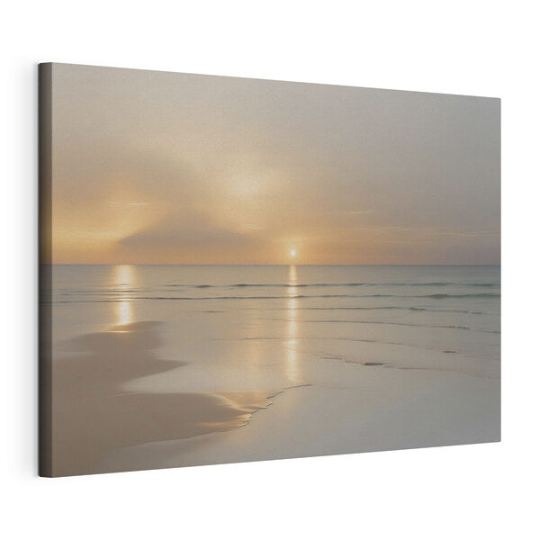 Tableaux Coucher de soleil sur une plage (UGS : s49357) Tableaux Tableaux Coucher de soleil sur une plage (UGS : s49357)