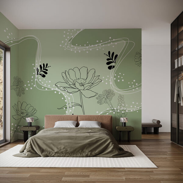 Dessin de fleurs et de feuilles Dessin de fleurs et de feuilles