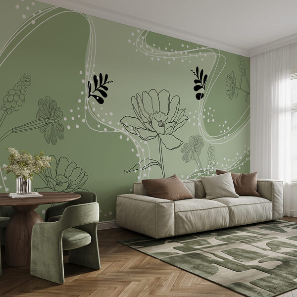 Dessin de fleurs et de feuilles Dessin de fleurs et de feuilles