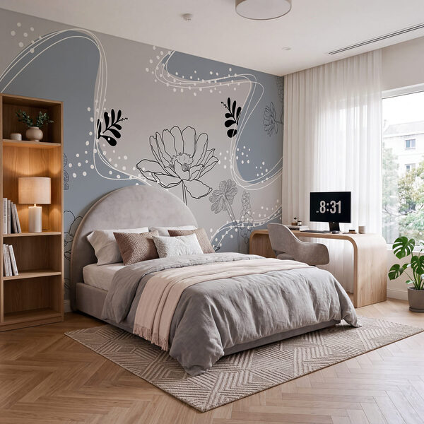 Dessin de fleurs et de feuilles Dessin de fleurs et de feuilles