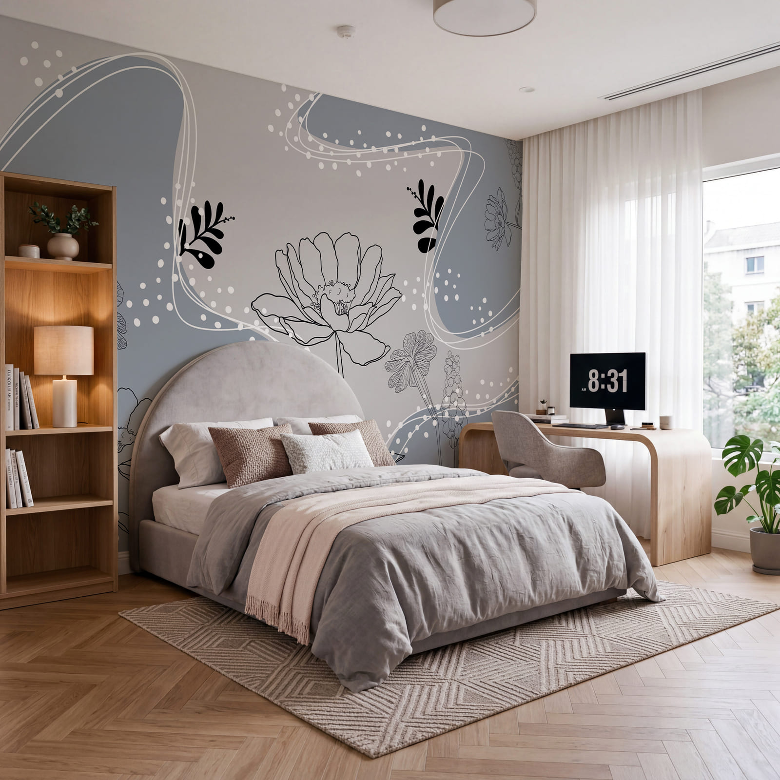 Dessin de fleurs et de feuilles Dessin de fleurs et de feuilles