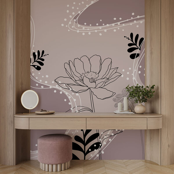 Dessin de fleurs et de feuilles Dessin de fleurs et de feuilles