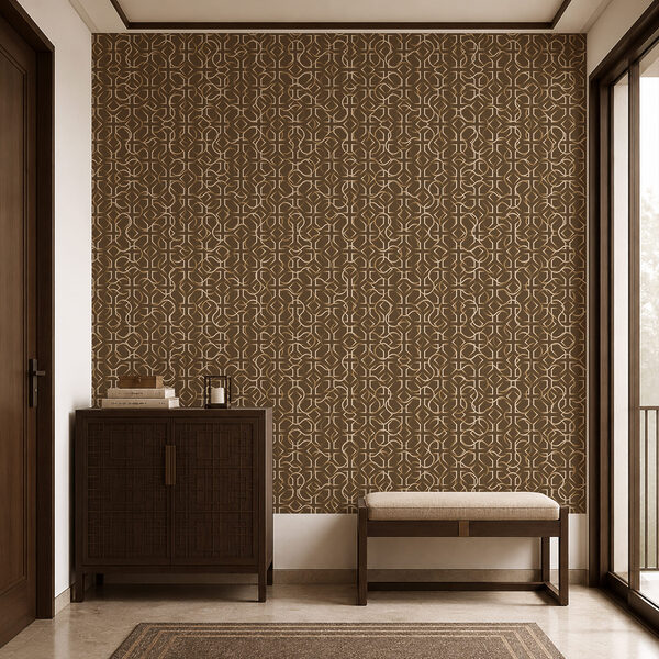 Motif marron et blanc Motif marron et blanc