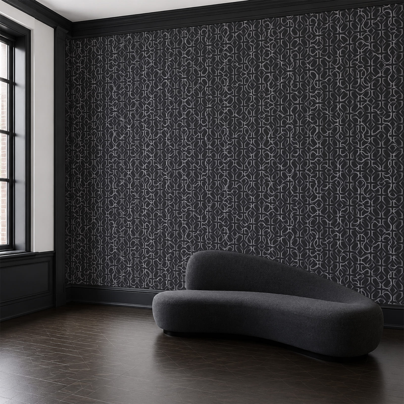 Motif noir et blanc Motif noir et blanc