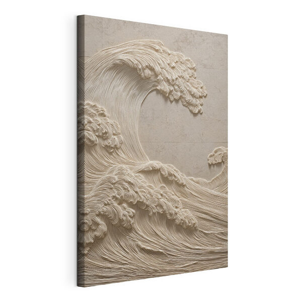 Tableaux Tissu blanc à motifs de vagues (UGS : s49676) Tableaux Tableaux Tissu blanc à motifs de vagues (UGS : s49676)