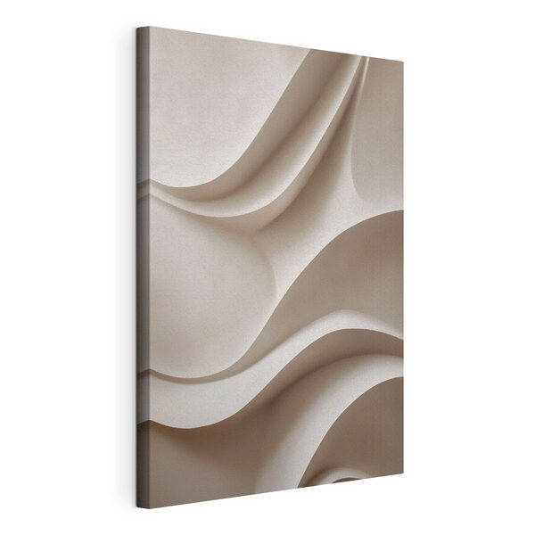 Tableaux Mur blanc orné de lignes ondulées (UGS : s49677) Tableaux Tableaux Mur blanc orné de lignes ondulées (UGS : s49677)