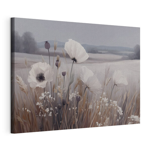 Des fleurs aux couleurs douces dans un paysage serein Tableaux Des fleurs aux couleurs douces dans un paysage serein