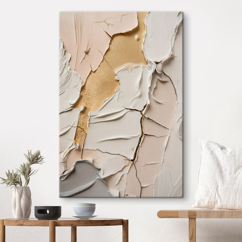 Abstract textures in soft hues