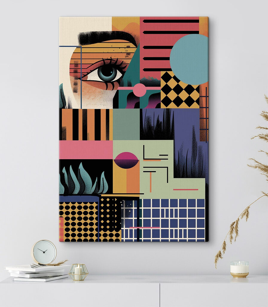 Colorful art piece of artwork Colorful art piece of artwork