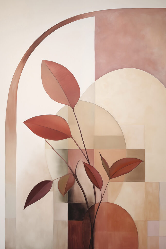 Painting of a plant Painting of a plant