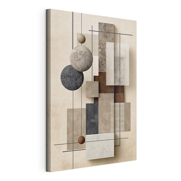 Tableaux Décoration murale aux textures variées et aux motifs circulaires (UGS : s49703) Tableaux Tableaux Décoration murale aux textures variées et aux motifs circulaires (UGS : s49703)