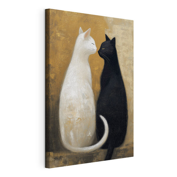 Les chats noirs et blancs Tableaux Les chats noirs et blancs