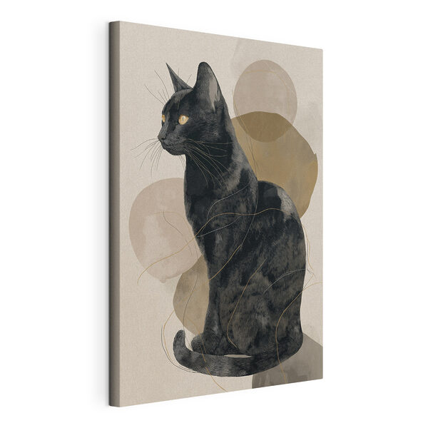 Tableaux Chat noir aux yeux jaunes (UGS : s49838) Tableaux Tableaux Chat noir aux yeux jaunes (UGS : s49838)