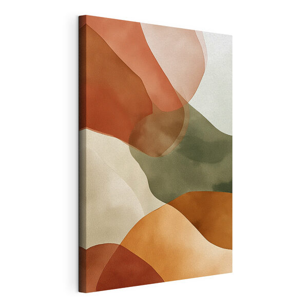 Tableaux Tableaux Des formes fluides aux teintes chaudes (UGS : s49845)