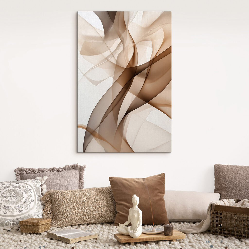 Flowing Abstract Patterns in Soft Tones Flowing Abstract Patterns in Soft Tones