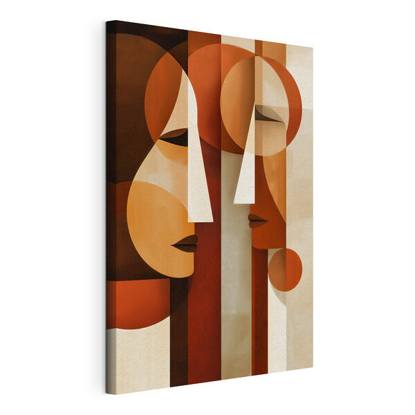 Tableaux Tableaux Peinture représentant deux visages (UGS : s49808)