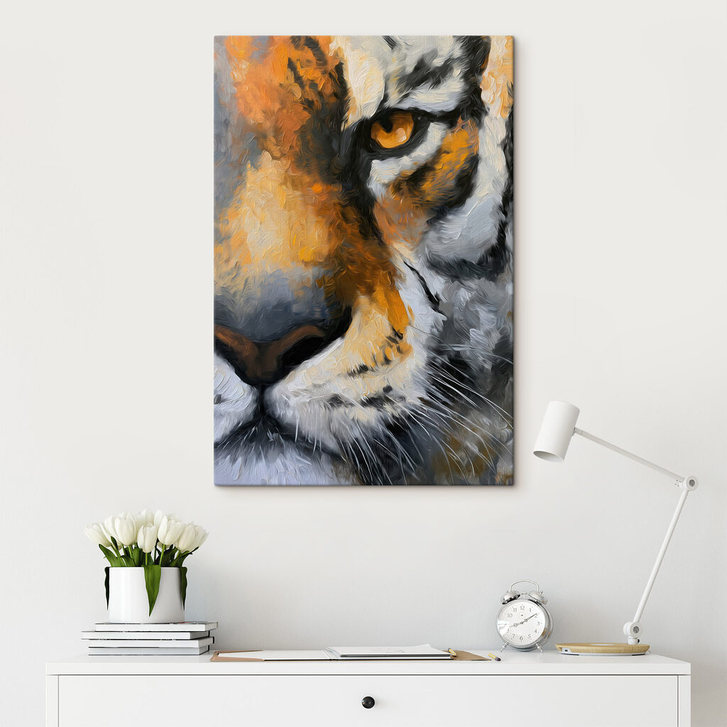 Majestic predator in vibrant colors Majestic predator in vibrant colors