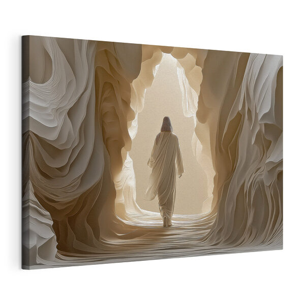 Tableaux Une personne marchant dans une grotte (UGS : s49812) Tableaux Tableaux Une personne marchant dans une grotte (UGS : s49812)
