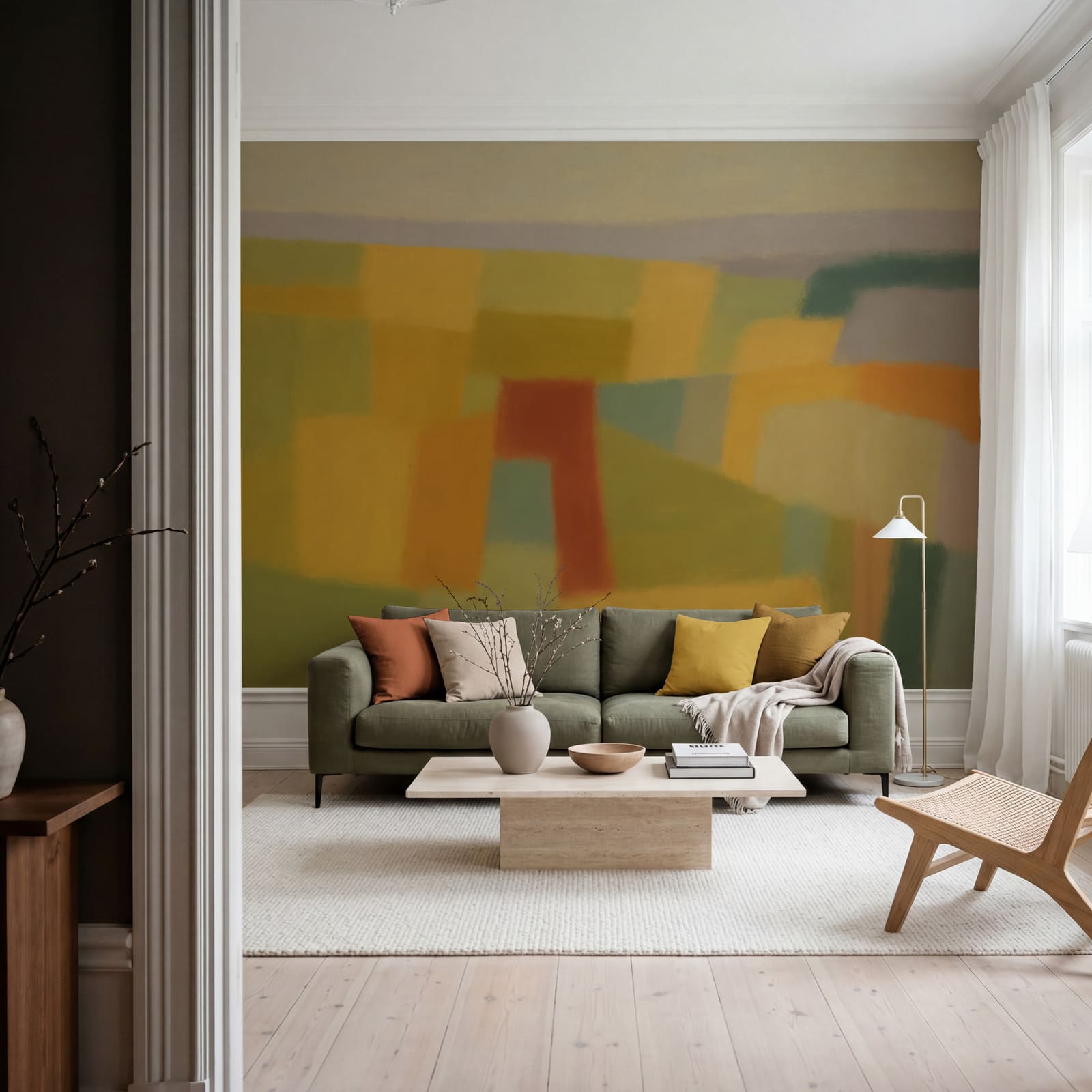 Peinture représentant un paysage Peinture représentant un paysage