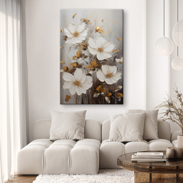 Delicate blooms in soft hues