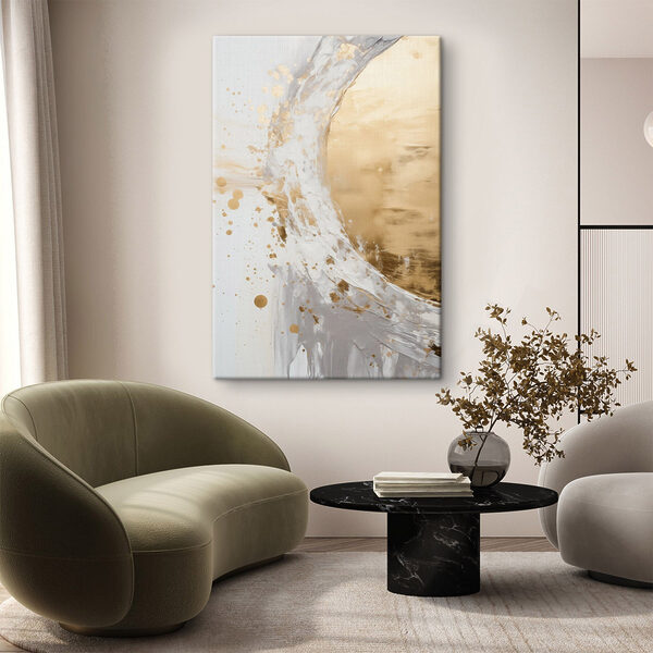 Flowing waves of color and light
