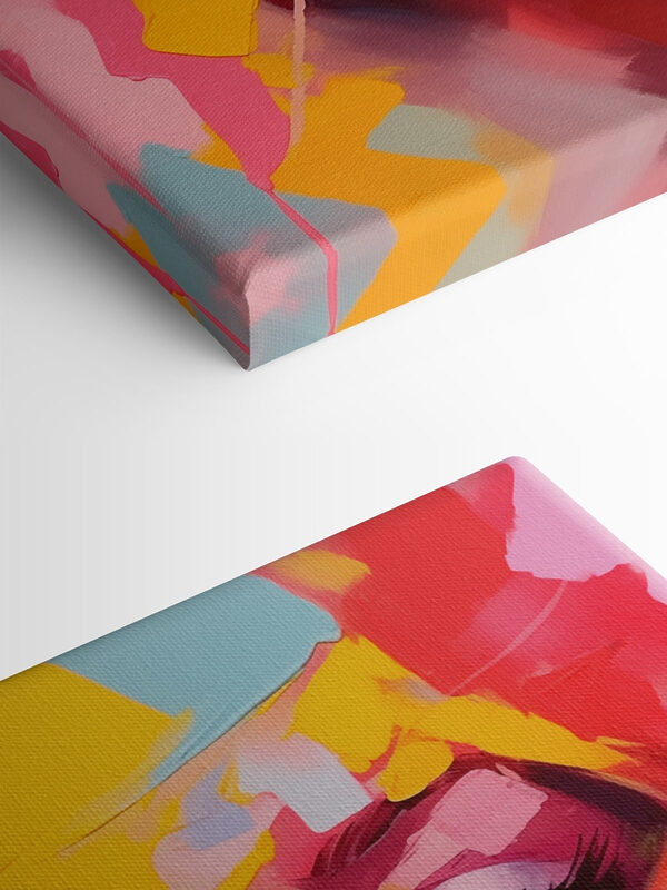 Painting of a woman's face