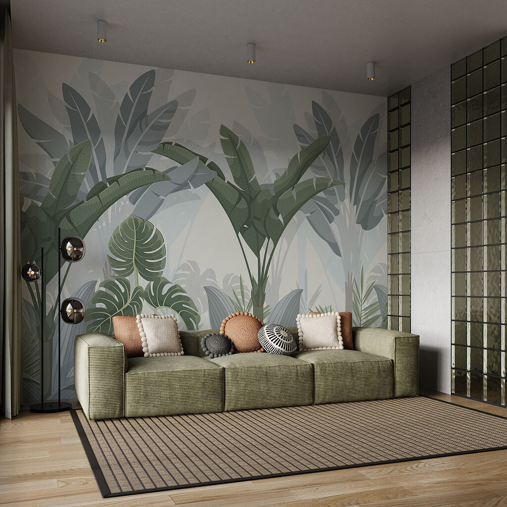Ensemble de plantes dans une forêt