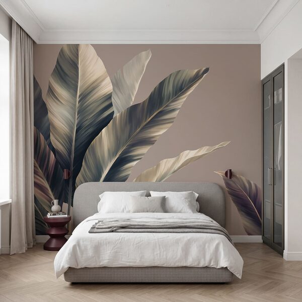 Des feuilles luxuriantes aux teintes douces mises en valeur Des feuilles luxuriantes aux teintes douces mises en valeur