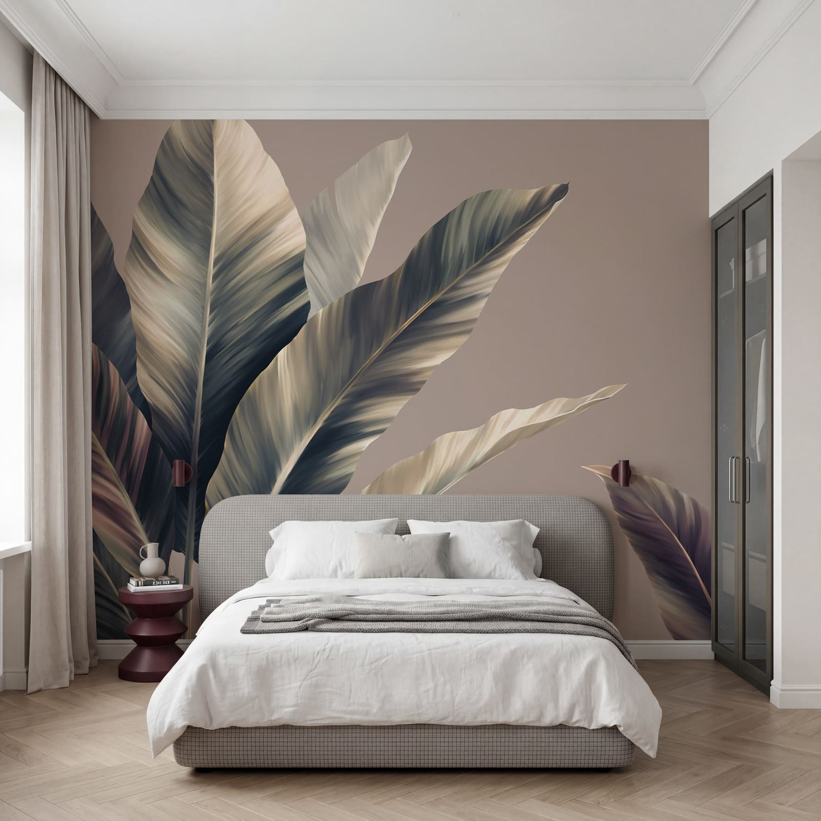 Des feuilles luxuriantes aux teintes douces mises en valeur Des feuilles luxuriantes aux teintes douces mises en valeur