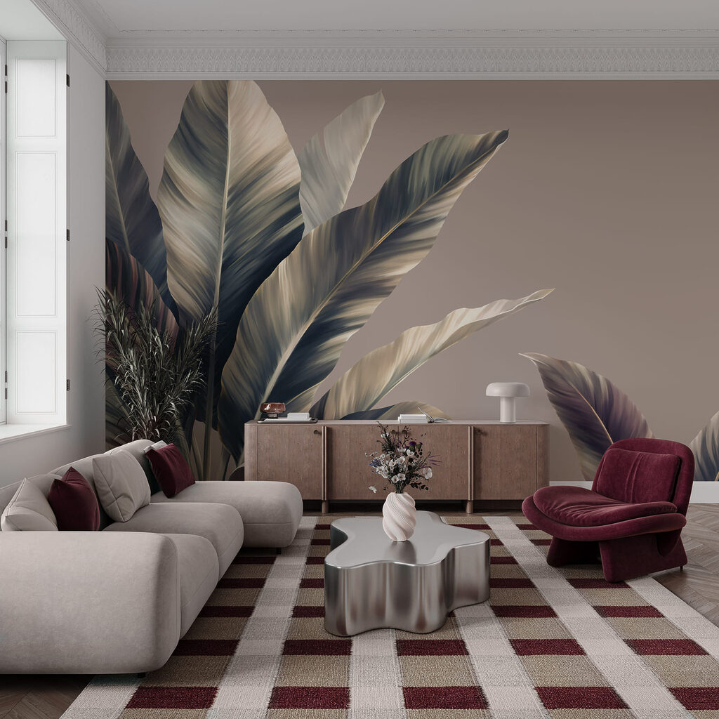 Des feuilles luxuriantes aux teintes douces mises en valeur Des feuilles luxuriantes aux teintes douces mises en valeur