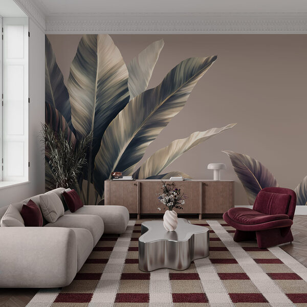 Des feuilles luxuriantes aux teintes douces mises en valeur Des feuilles luxuriantes aux teintes douces mises en valeur