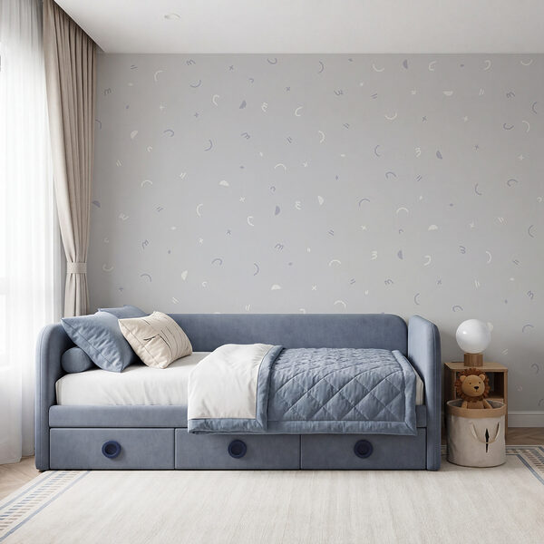 Motif gris et blanc