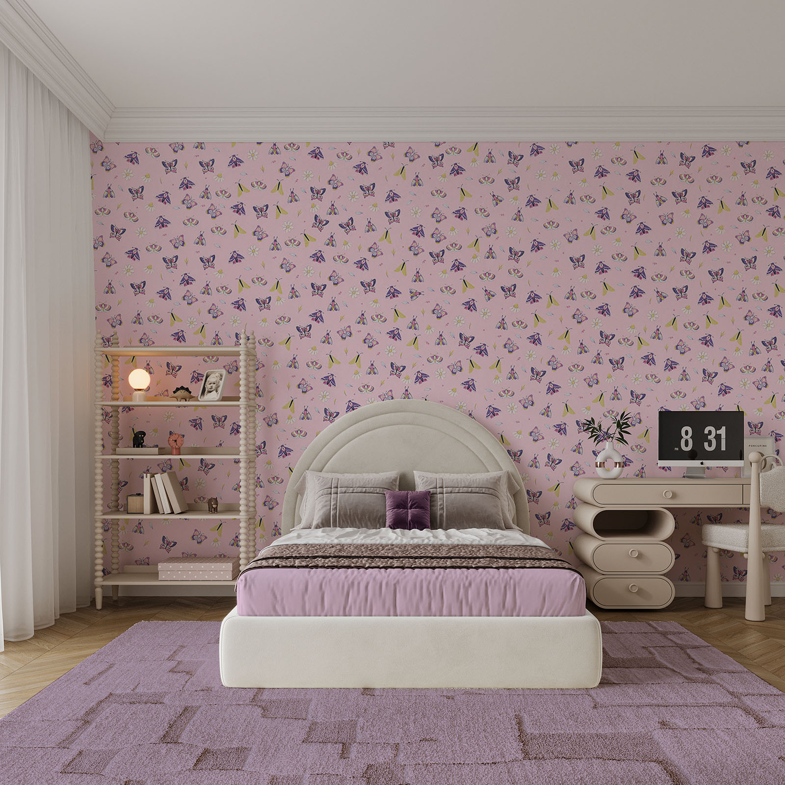 Motif de papillons et de fleurs Motif de papillons et de fleurs