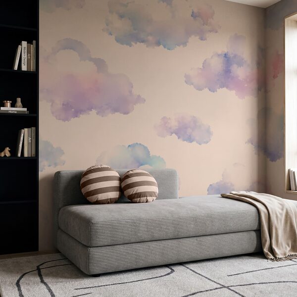 Motif de nuages sur fond blanc Motif de nuages sur fond blanc