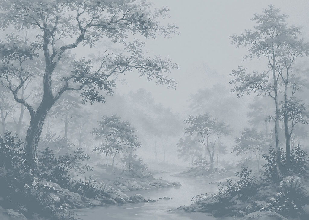 River running through a forest River running through a forest