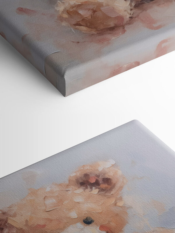 Painting of a teddy bear