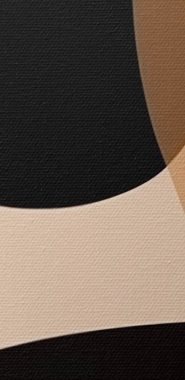 Black and tan circles Black and tan circles