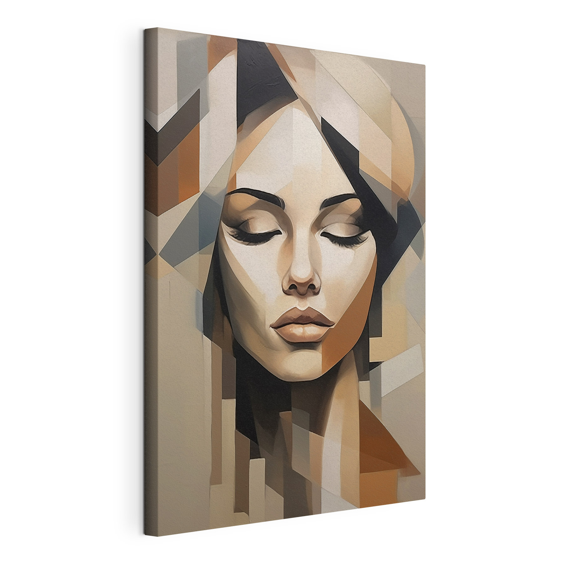 Painting of a woman's face
