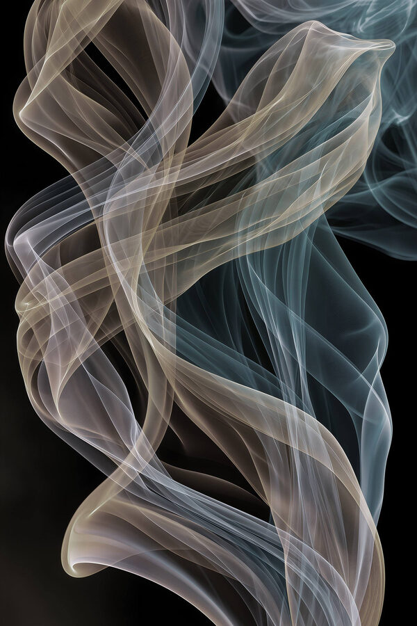Ethereal swirls of color and movement Ethereal swirls of color and movement